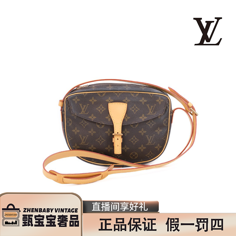 95新  LouisVuitton 路易威登 中号苹果马鞍后换/ 经典斜跨老花包