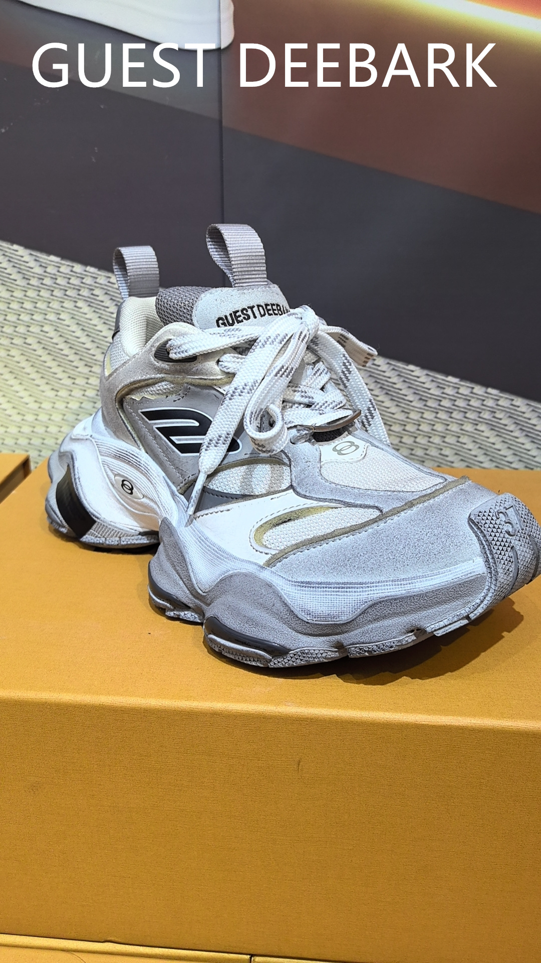 GUEST DEEBARK 2023新款5XL cargo老爹鞋ins潮流休闲厚底潮流百搭