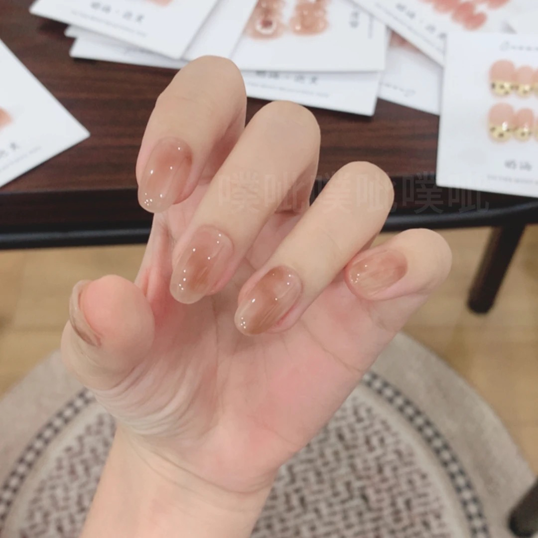 【渲染】纯手工穿戴甲 可拆卸手工美甲 晕染高级美甲