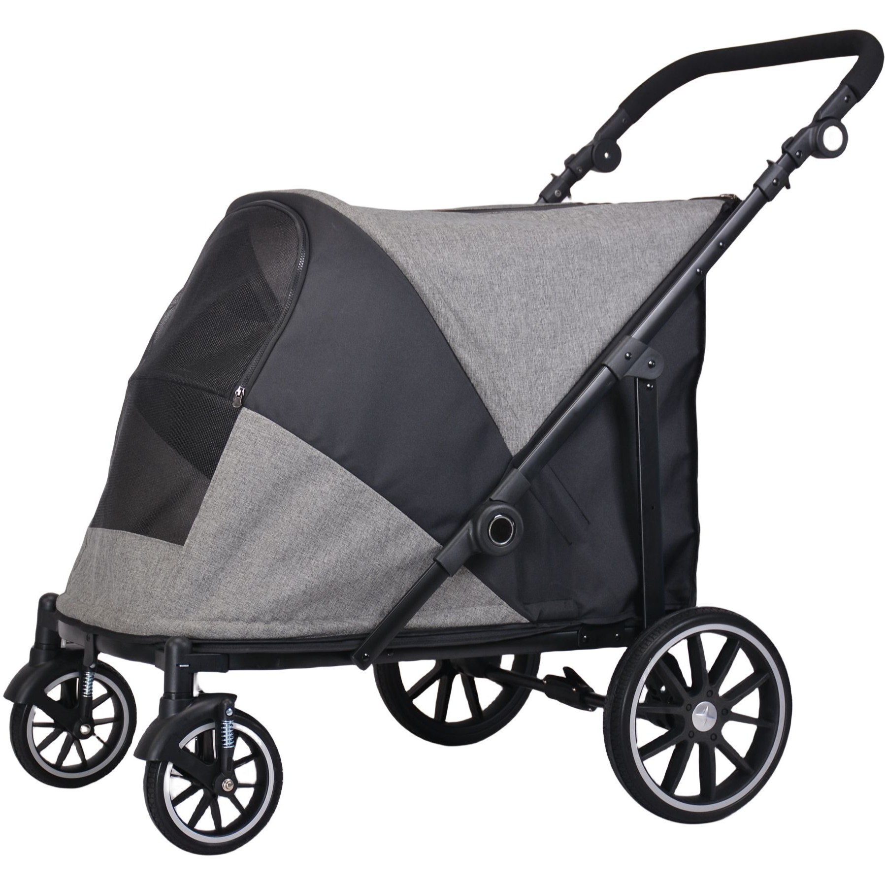 品牌中大型宠物推车轻便猫猫狗狗可折叠一键收车便携小巧养宠必备