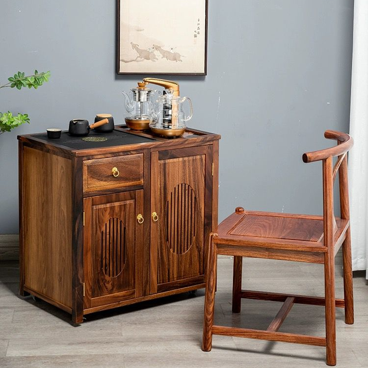 【慕木林】家用储物边柜烧水阳台置物茶边柜泡茶桌简约客厅茶柜移动