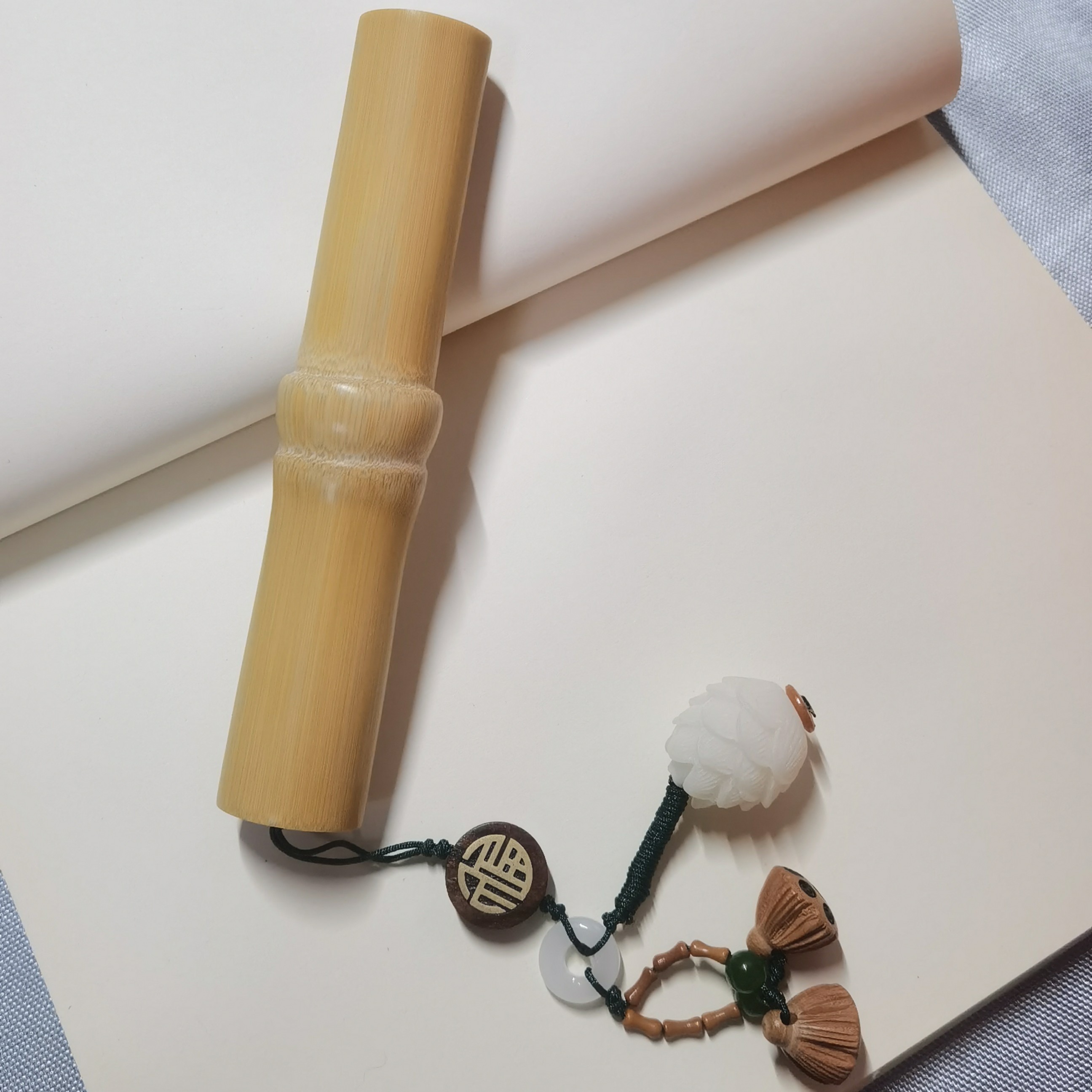 一物一拍，实心玉竹定制手把件专拍，切勿私自下单