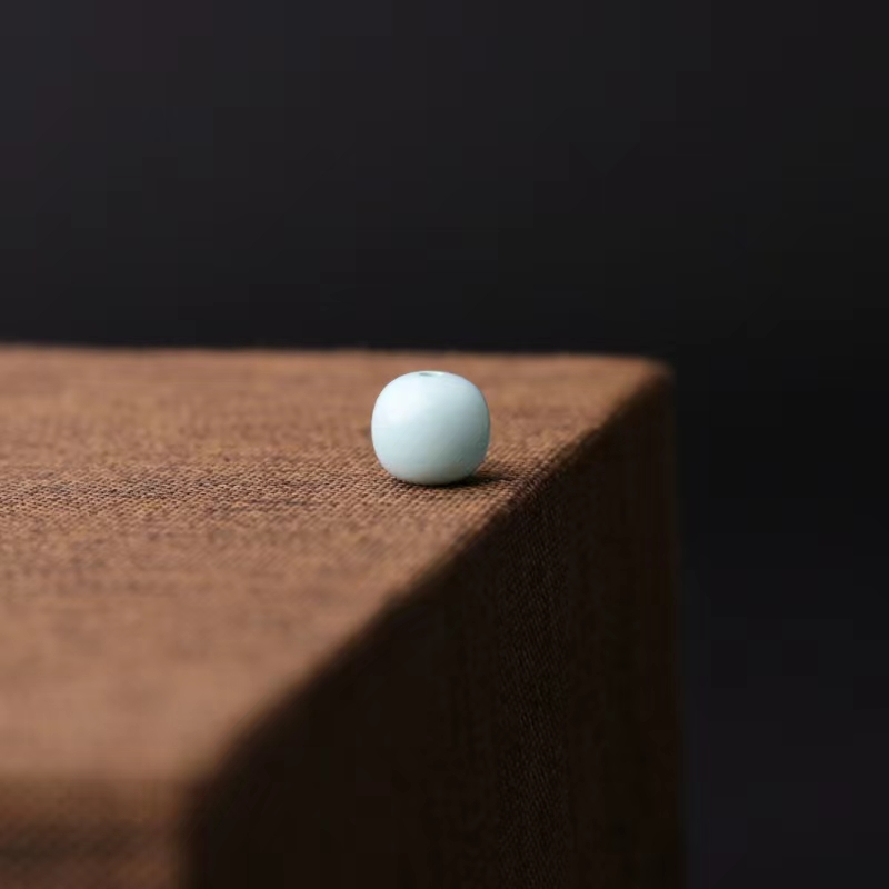 S5477-5 松石老型桶珠顶珠隔珠腰珠文玩配饰