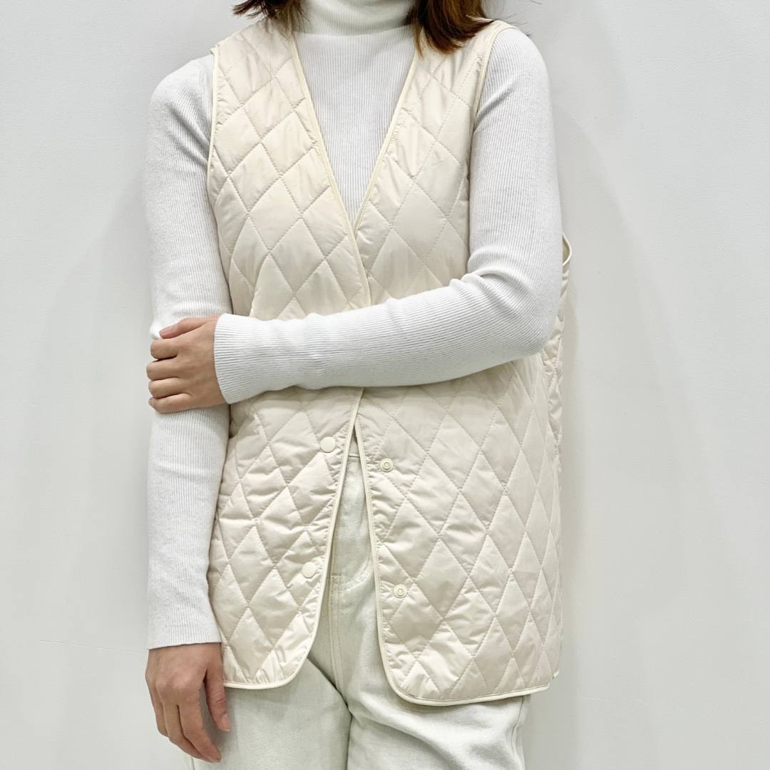 DRAN-120222 秋冬外穿保暖百搭轻薄菱形格棉马夹冬季大衣内搭神器