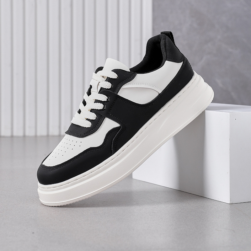 新款男鞋潮流百搭小白鞋舒适透气男士运动休闲鞋