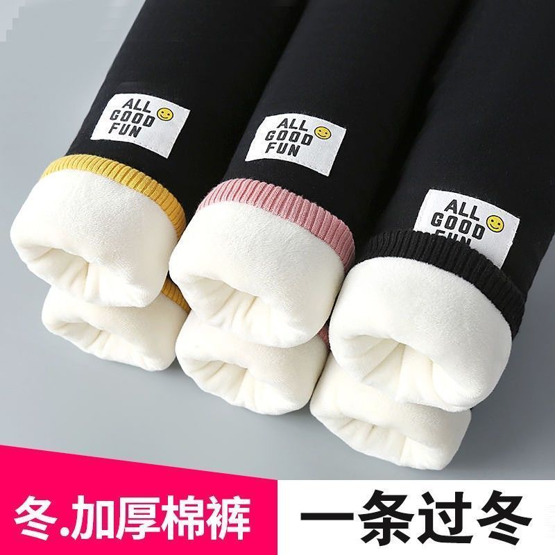 品巴拉巴拉女童加绒加厚三层夹棉裤子外穿儿童保暖裤打底棉裤秋冬