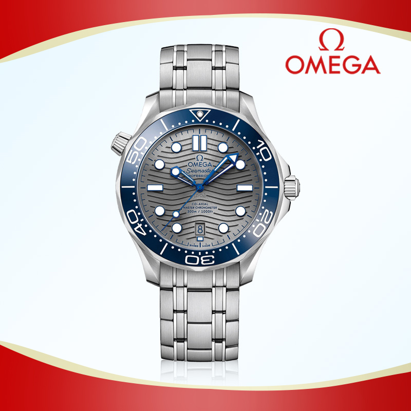 99新 Omega/欧米茄 全套海马300灰钢/表径42mm/公价48100手表