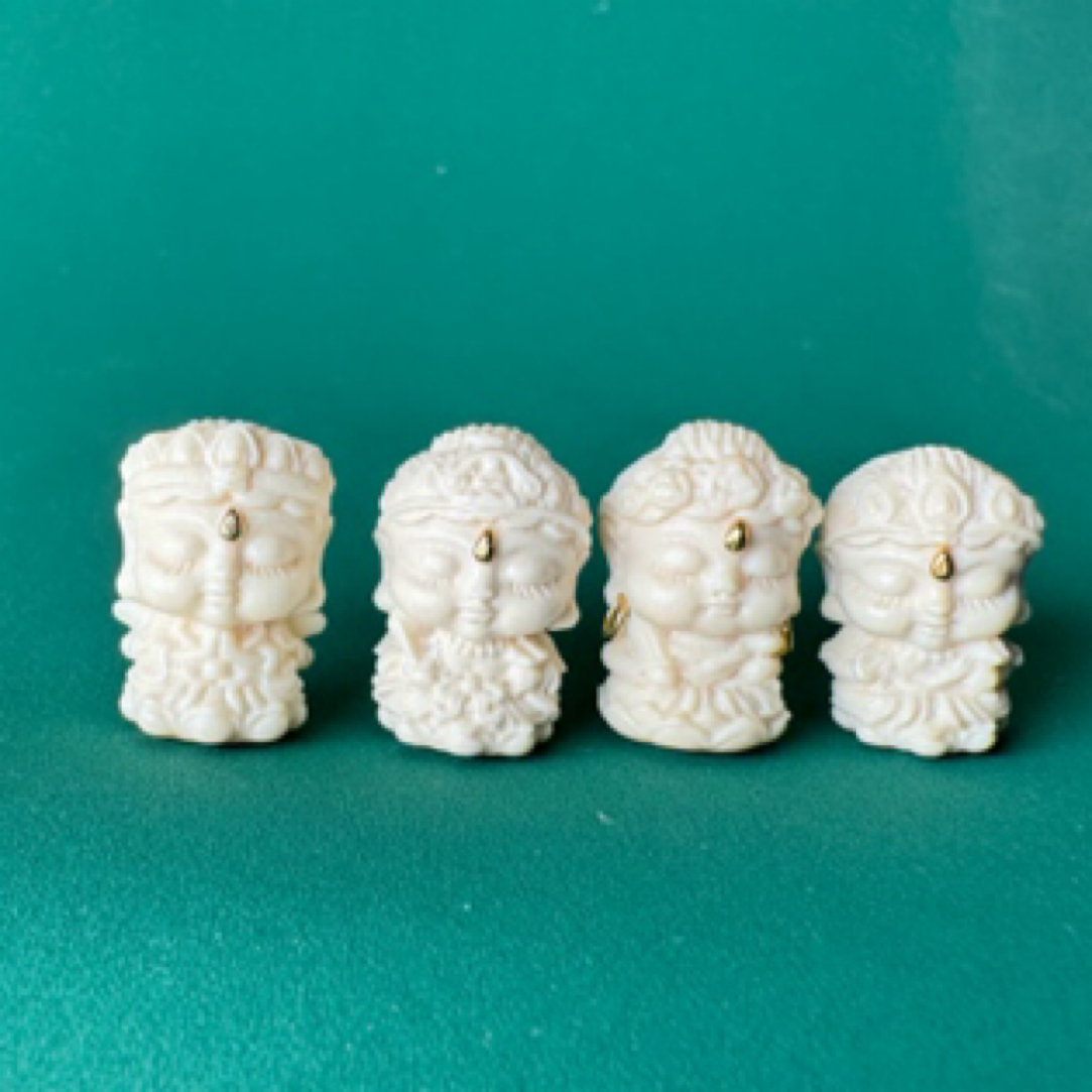 猛犸牙文玩八大守护约12×17小款