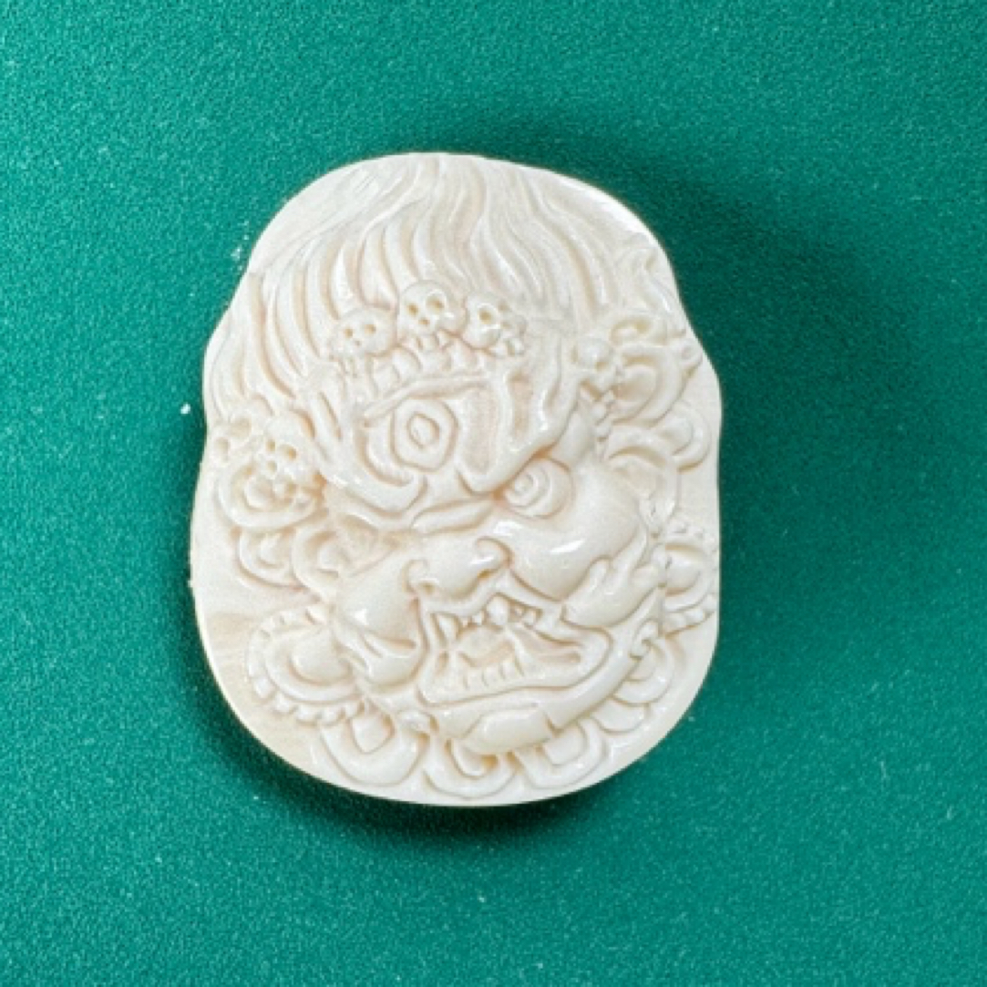猛犸牙文玩大黑天吊坠