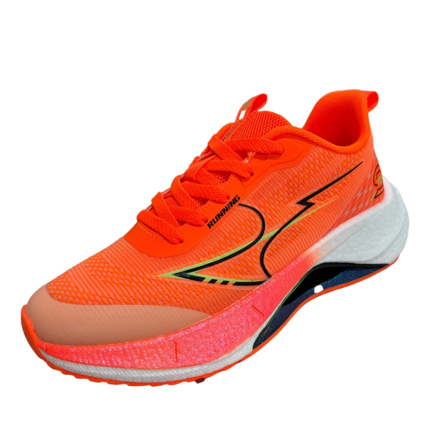 夏季跑步鞋男款，超轻减震透气减震跑步鞋，网面透气竞速训练跑鞋