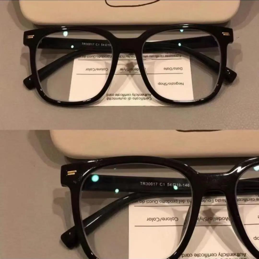 货高冷黑！温柔小众复古方框可配度数素颜平光近视眼镜框架女ins