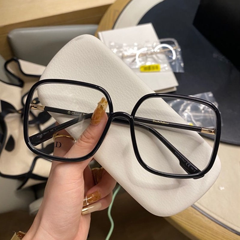 大黑框防辐射抗蓝光眼镜女素颜护目平光大脸显瘦潮网红周扬青同款