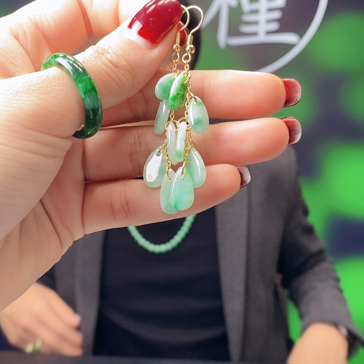 【闪购商品】翡翠耳饰未镶嵌