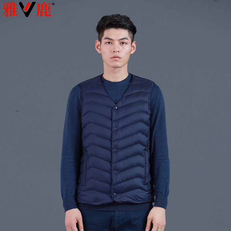 V/雅鹿22900特价男士内穿羽绒马甲（清仓处理尺码不全介意勿拍）