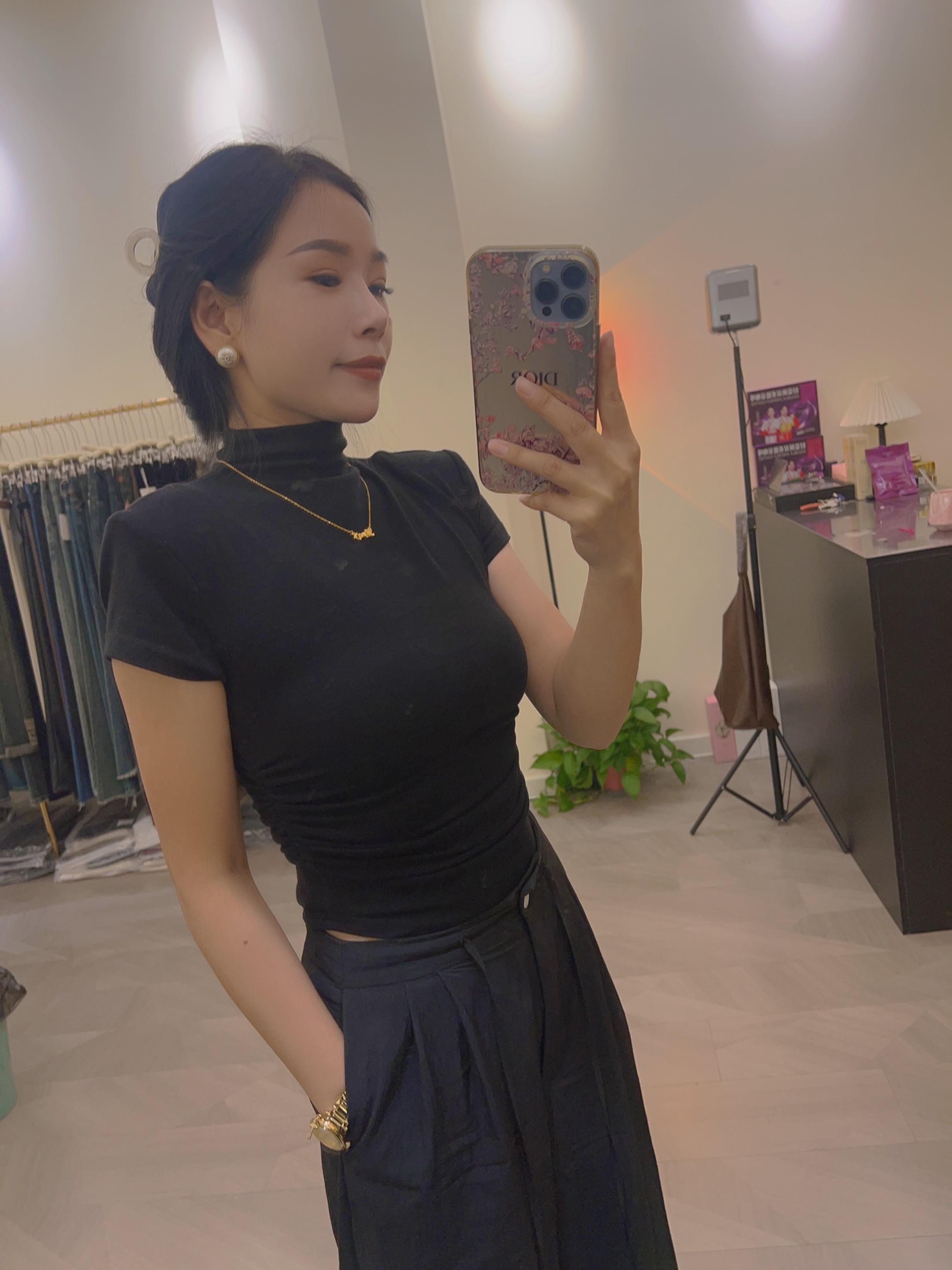 Daixu@待续家2023秋款体恤气质时尚ins棉