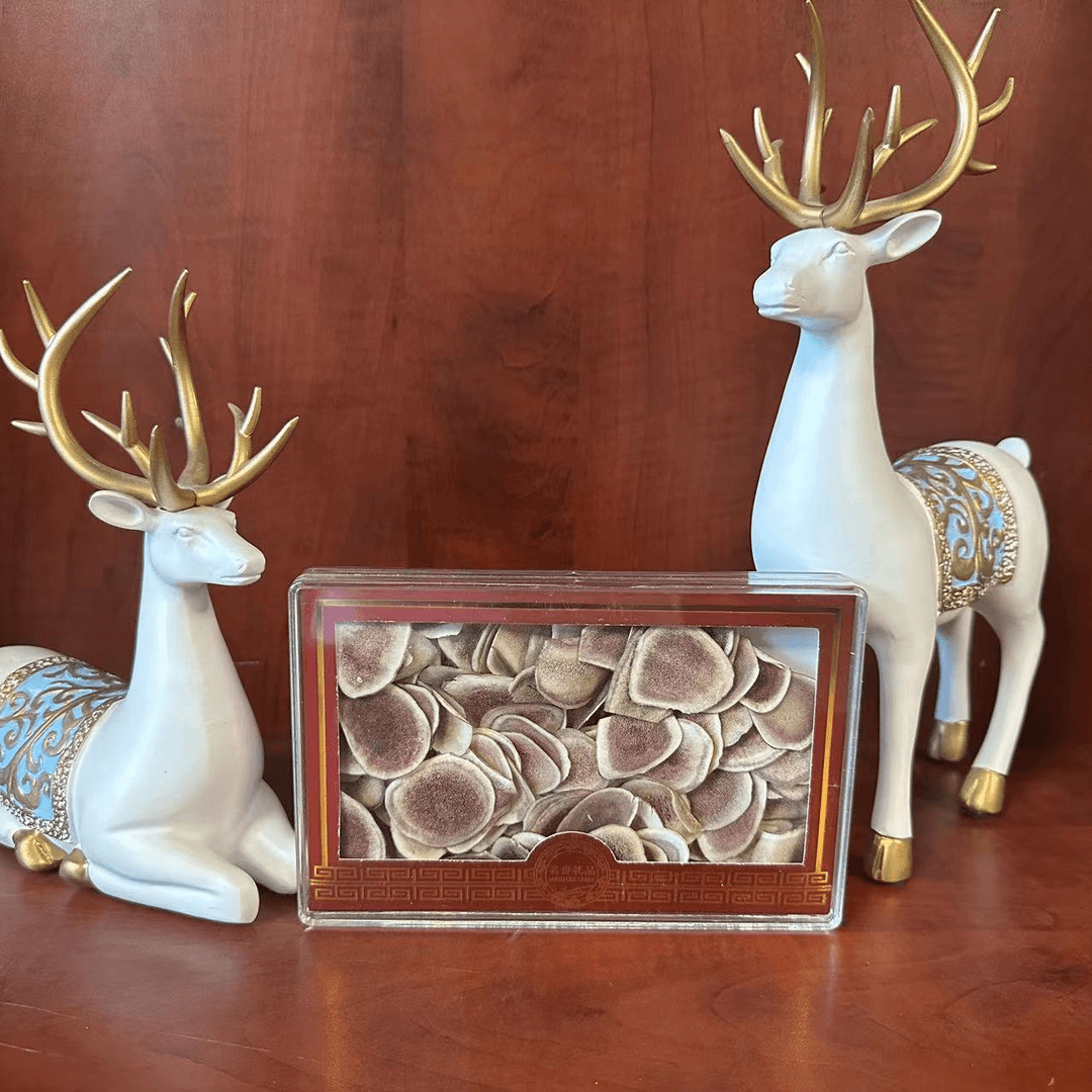 鹿茸片50克/盒 东北特产 吉林鹿乡 传统滋补泡酒料煲汤国哥严选