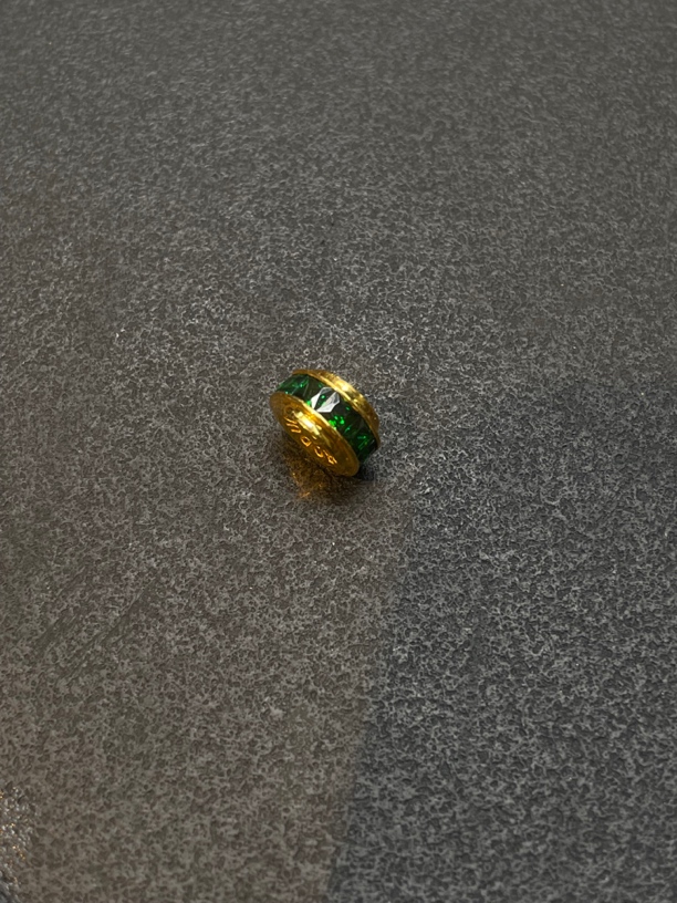 18k红色精工方糖卡环