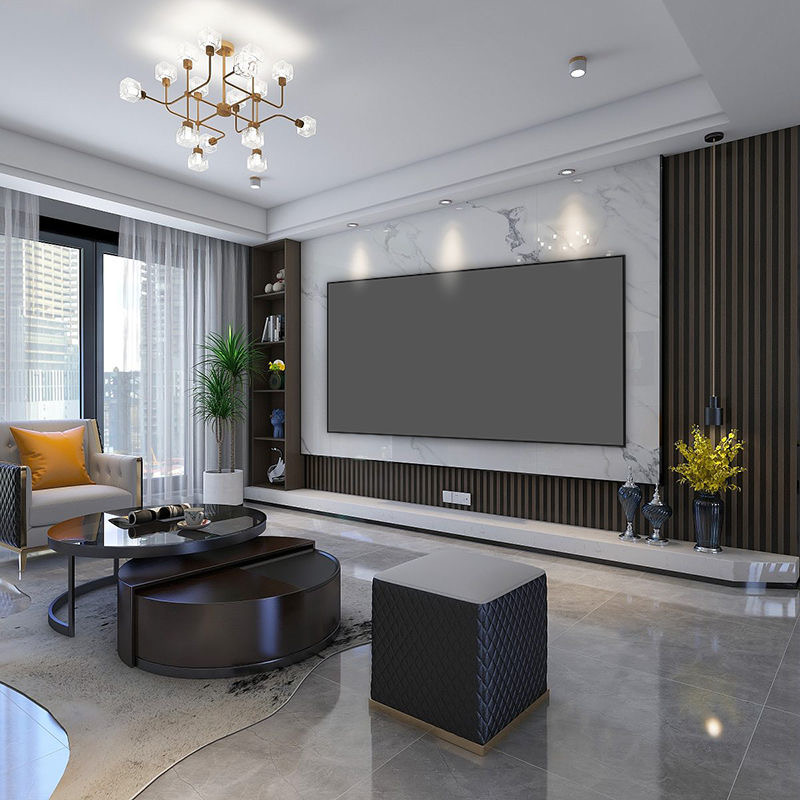 抗光画框幕布抗光免安适用装铝合金办公英寸