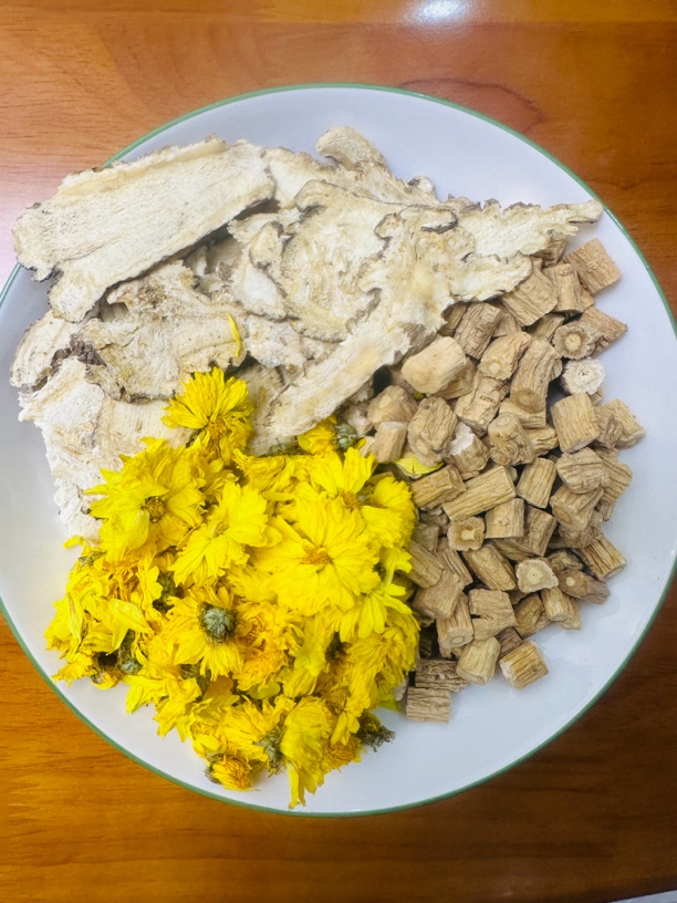 女神喝的茶党参当归贡菊