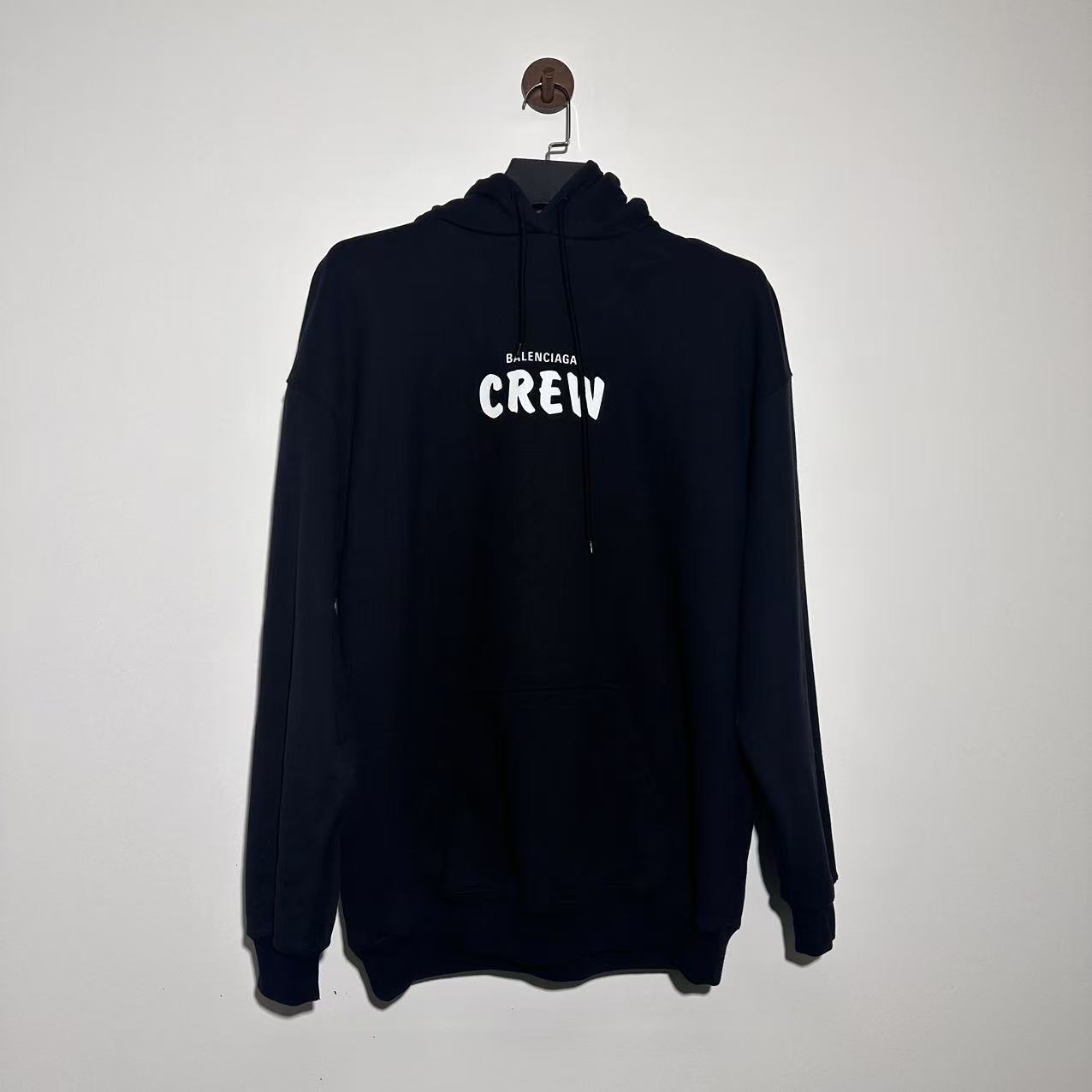 全新未使用 Balenciaga/巴黎世家 crew印花帽衫 /Ｓ码码