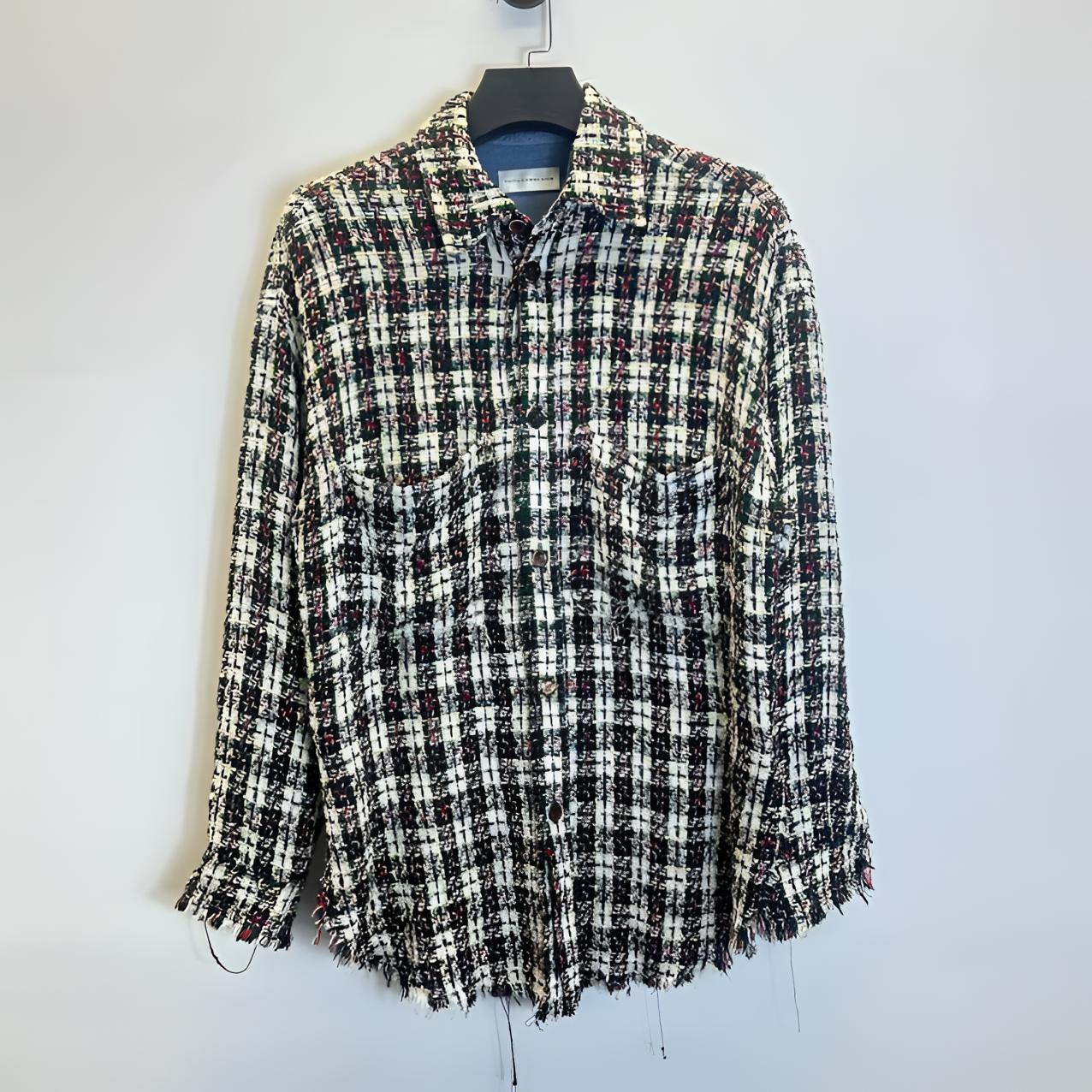 99新  Faith connexion/fc圣诞色小香风休闲衬衫外套/M码