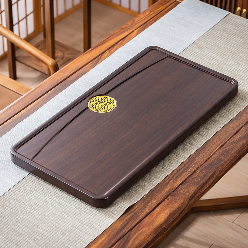 80*40*4茶盘实木家用小茶台电木干泡新款托盘桌面专用功夫茶具