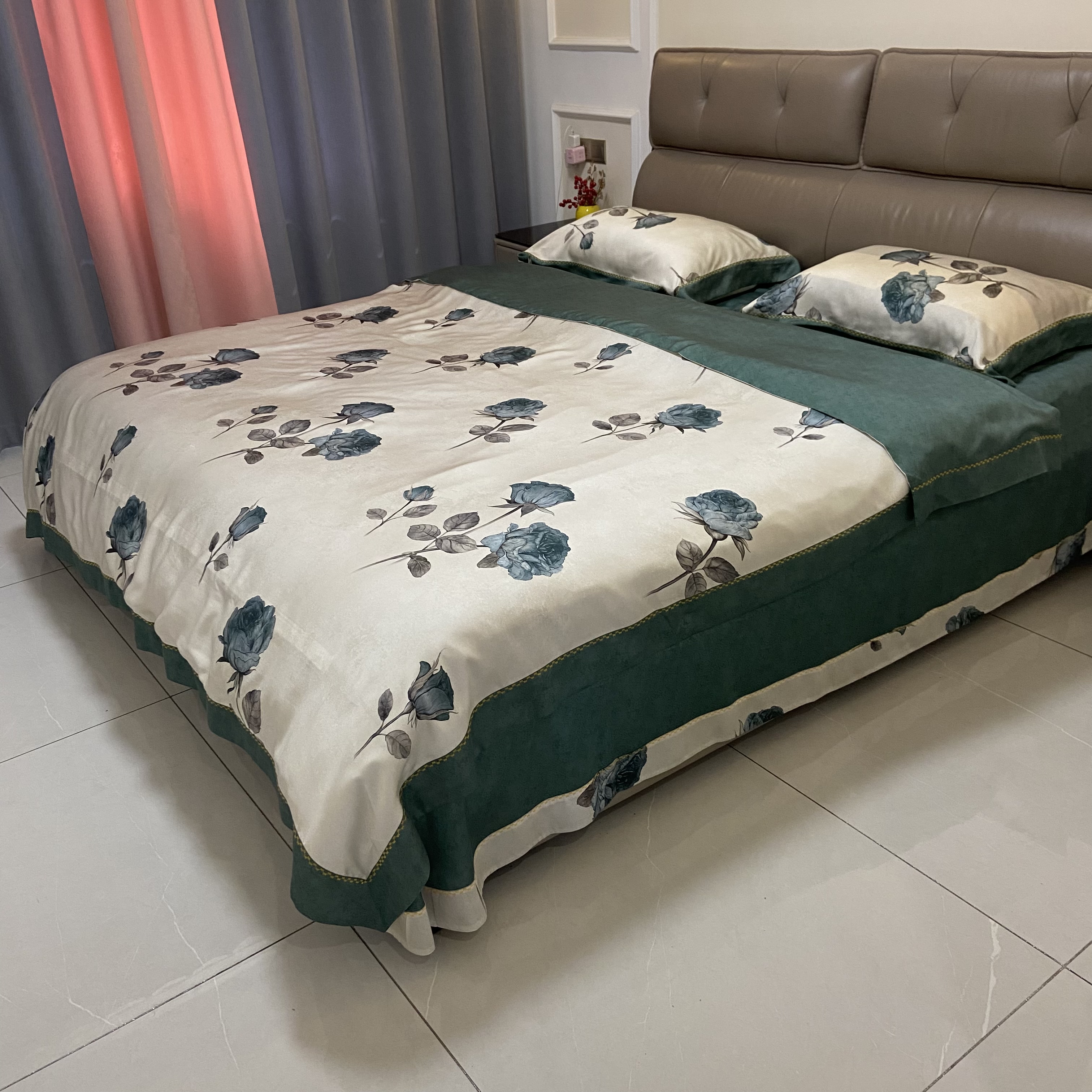 高端松弛感面料纯棉四件套定制/下单加工不支持退换细腻品质实物