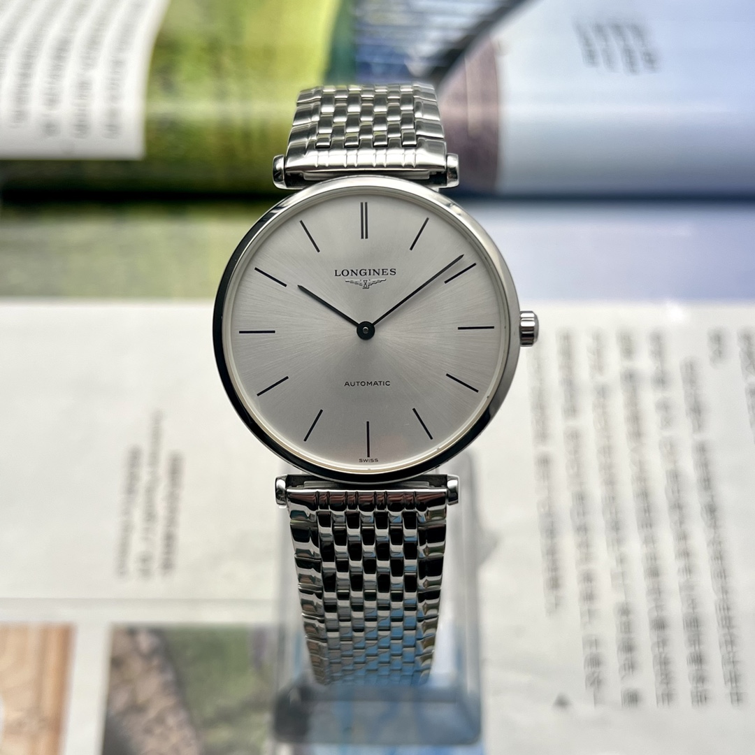 95新 Longines/浪琴 绅博/浪琴/L4.708.4.72.6/34mm/自动/单表