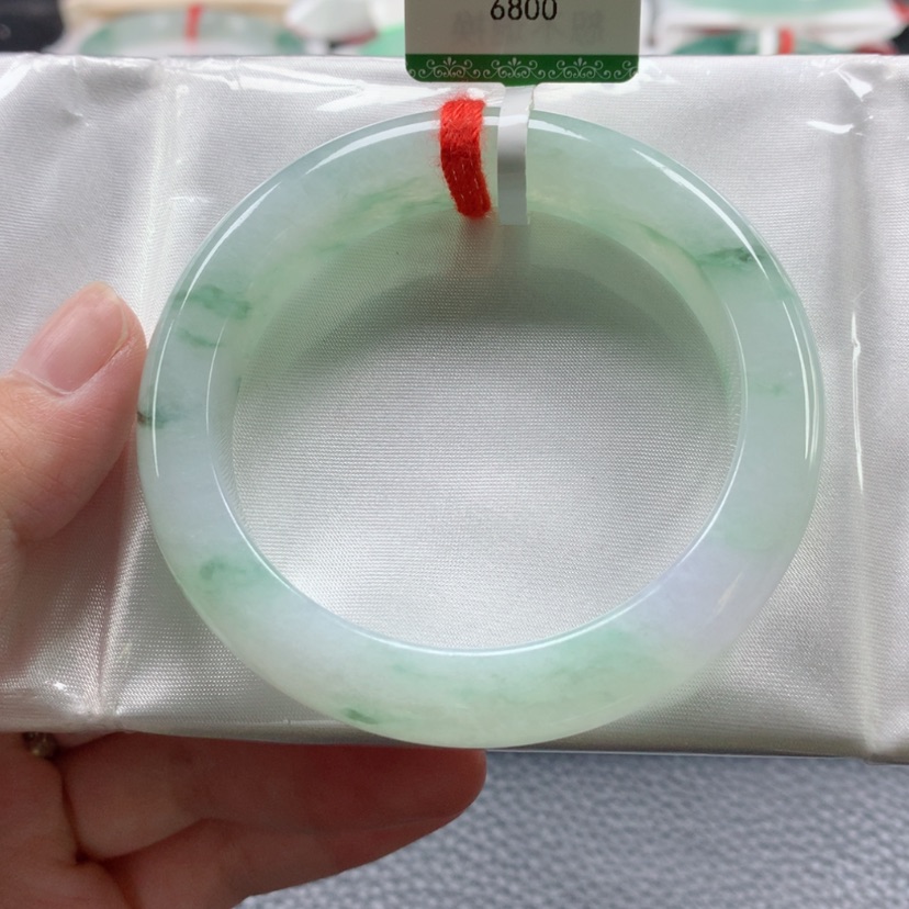 【闪购商品】翡翠手镯未镶嵌52圈口