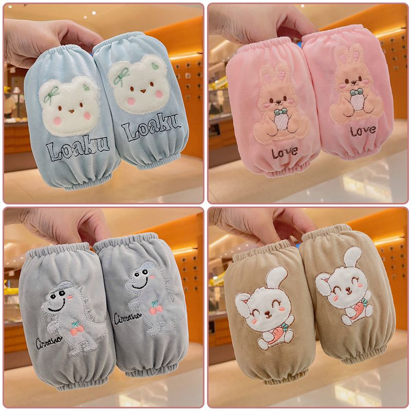 儿童袖套女孩秋冬季防脏保暖女童婴幼儿宝宝冬天2025新款护袖男童