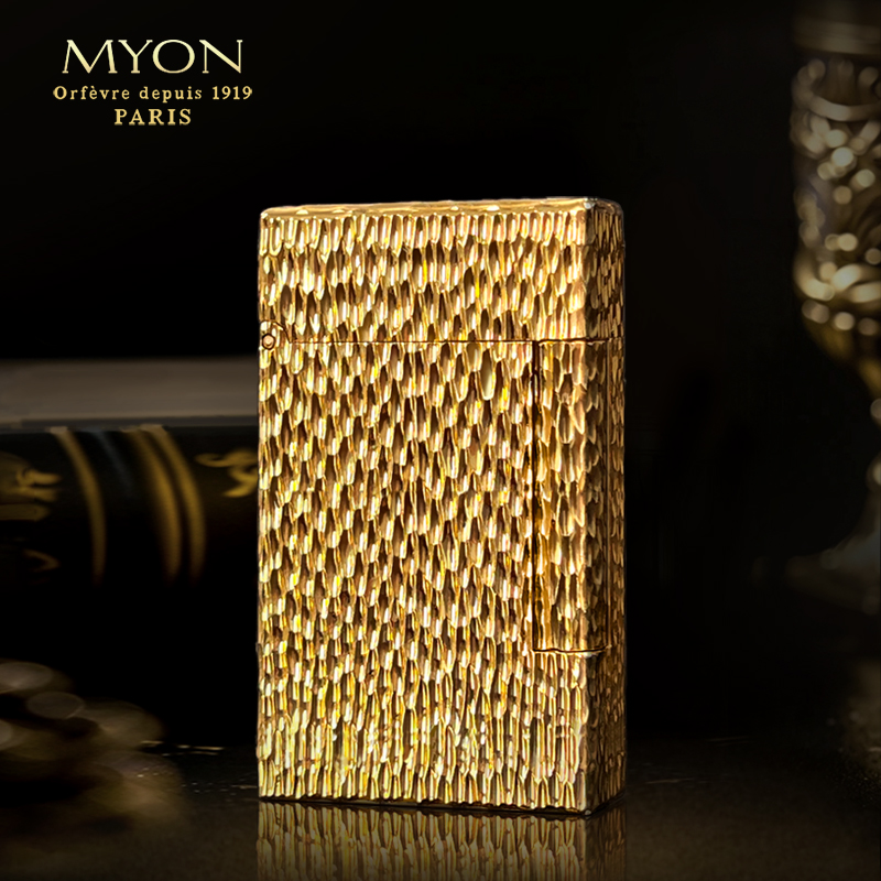 保哥勉牌【M810】五面手工雕刻镀真金陨石坑款朗声气体机一机一码