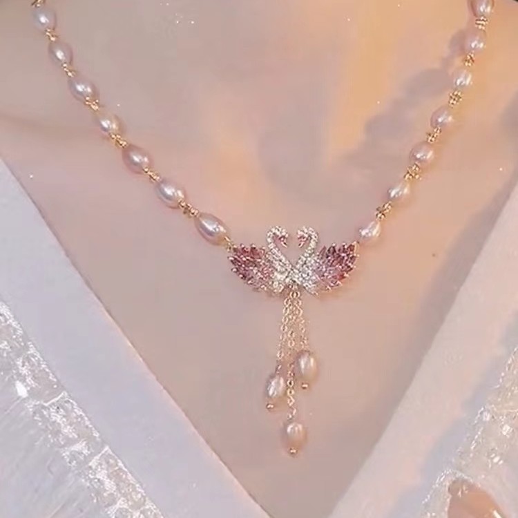 铜合金项链 爆款流苏高级感设衣服挂件锁骨链女古风毛衣雅丹风