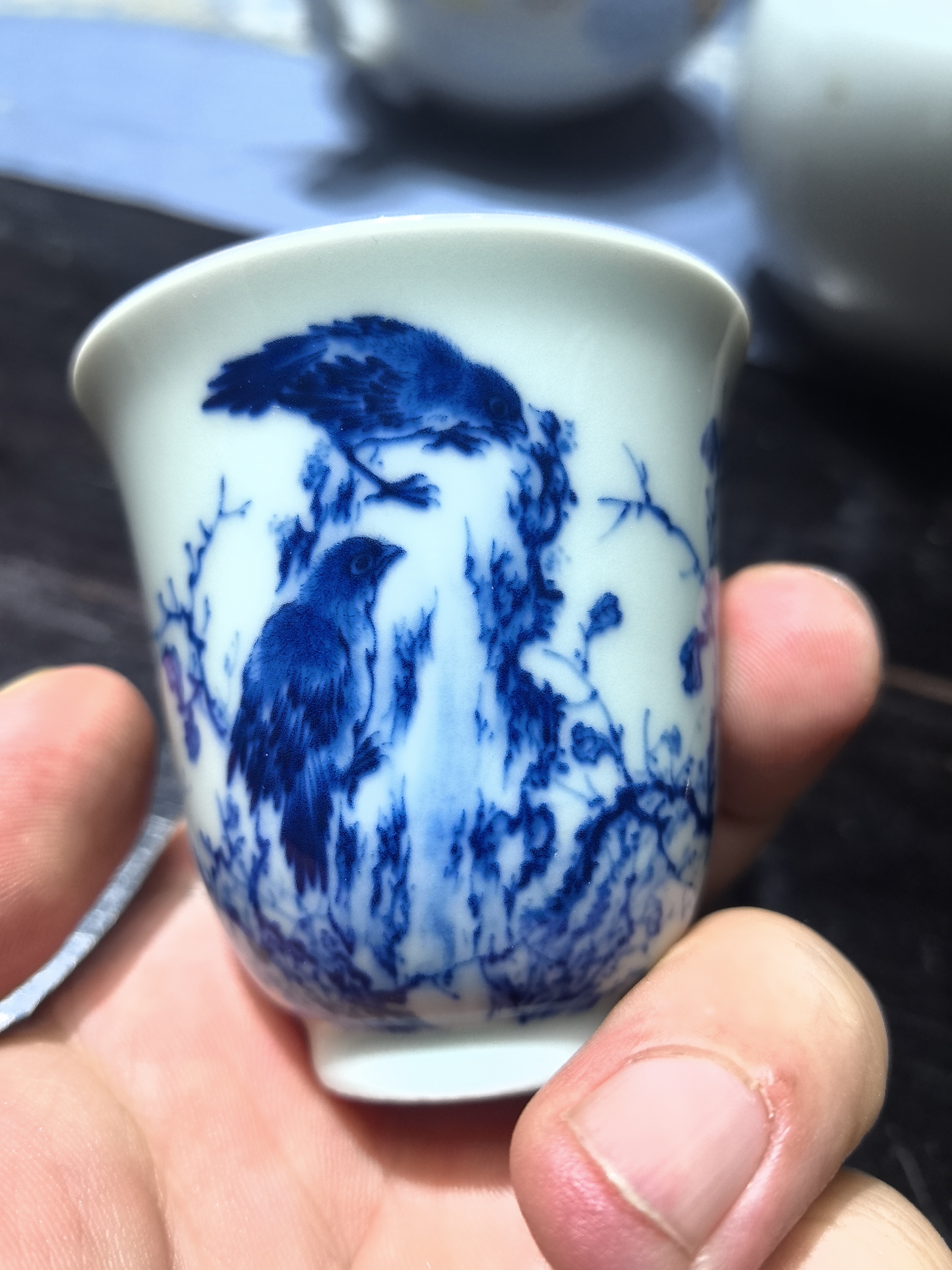 手绘青花（美人尖单杯）