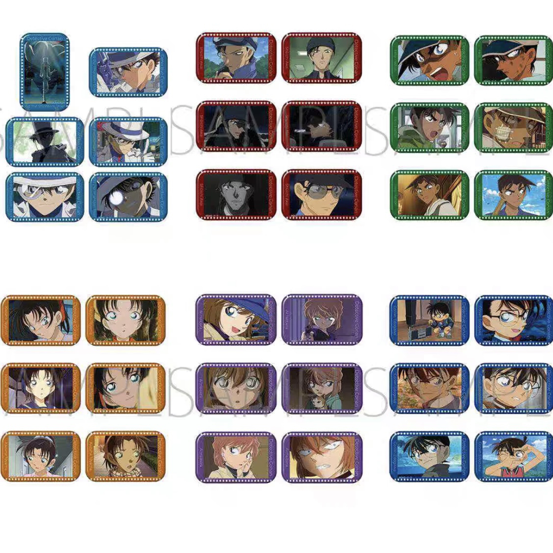 【拆包】日版名侦探柯南个人池方吧唧（盲盒产品）动漫收