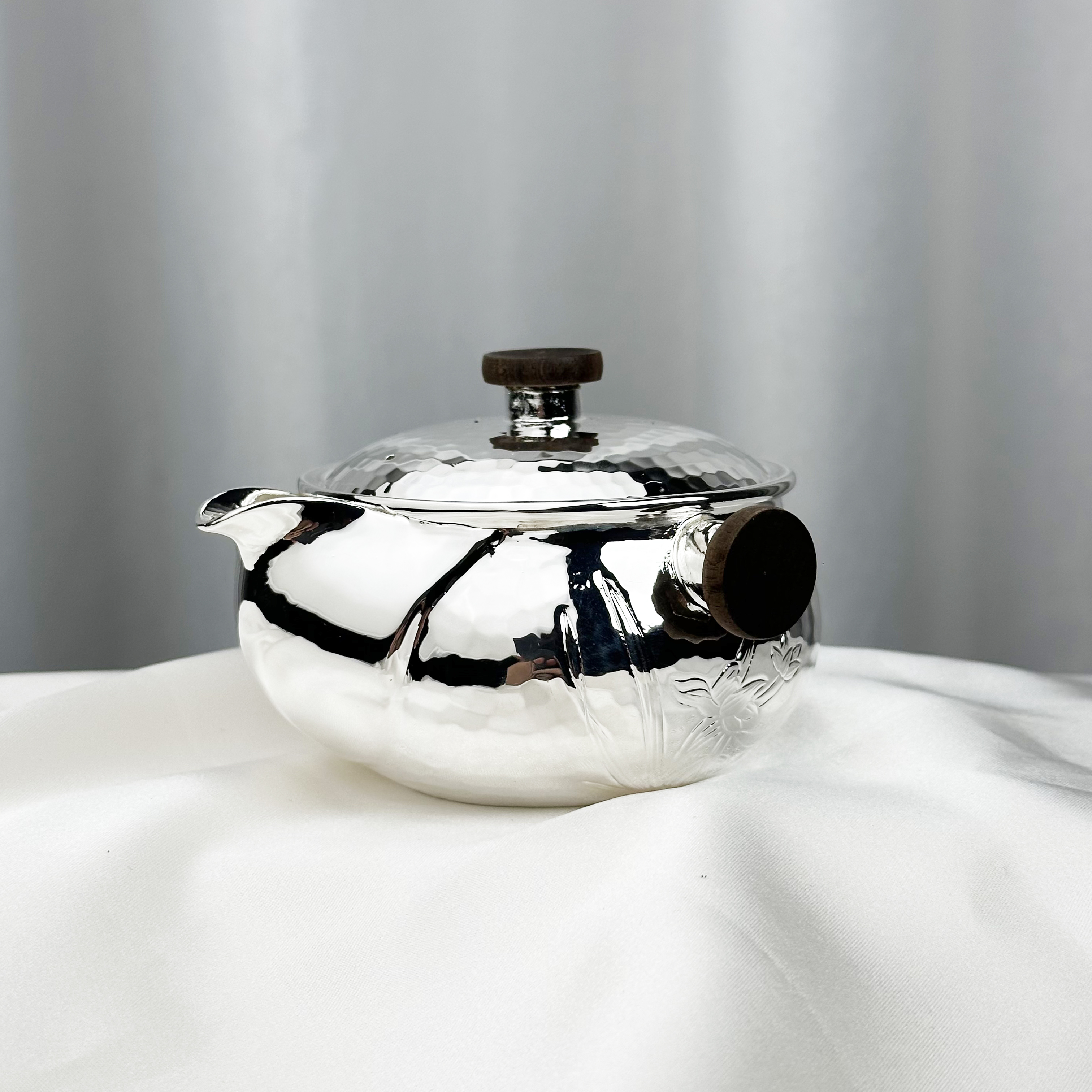 新品-手工扁圆手抓壶泡茶壶999