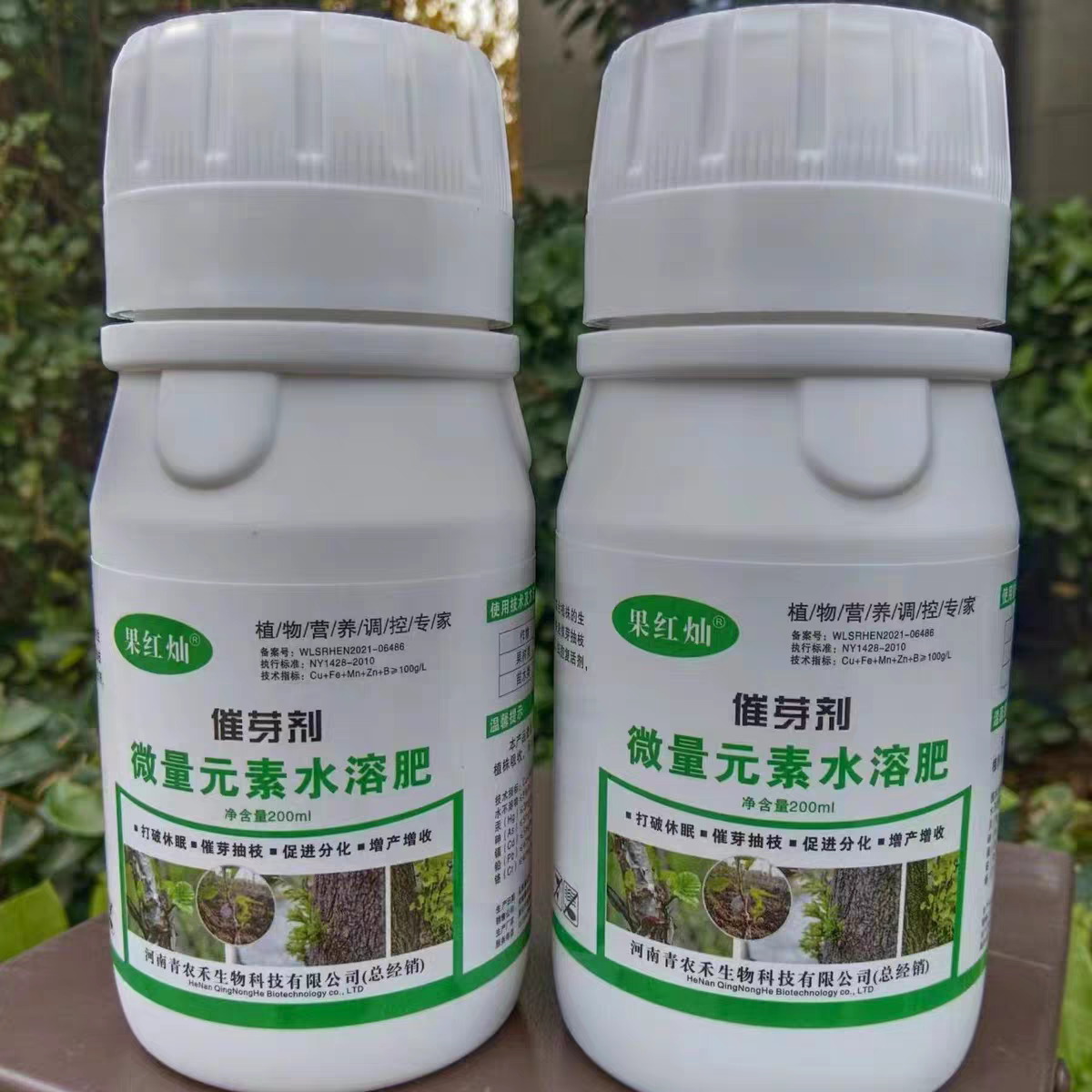 果树使用催芽发枝素果树整形剂