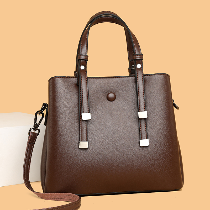 丰赚新款单肩斜跨手提休闲时尚百搭多空间大容量潮流气质女包大气