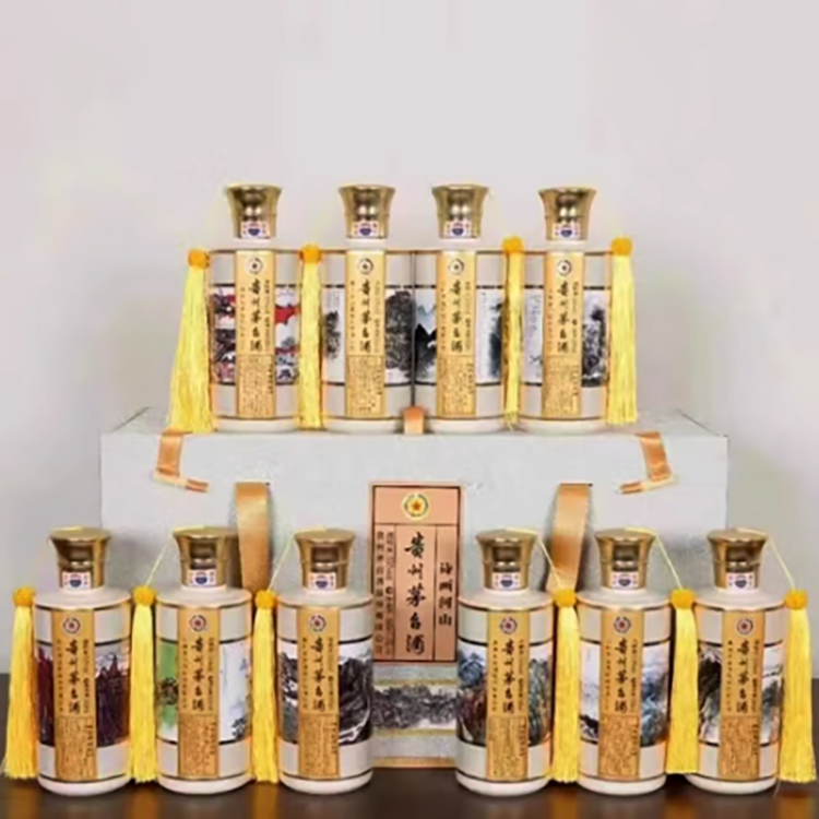 MOUTAI/茅台中国酒韵 十大系列 诗画河山套装 酱香型53度500ml*10