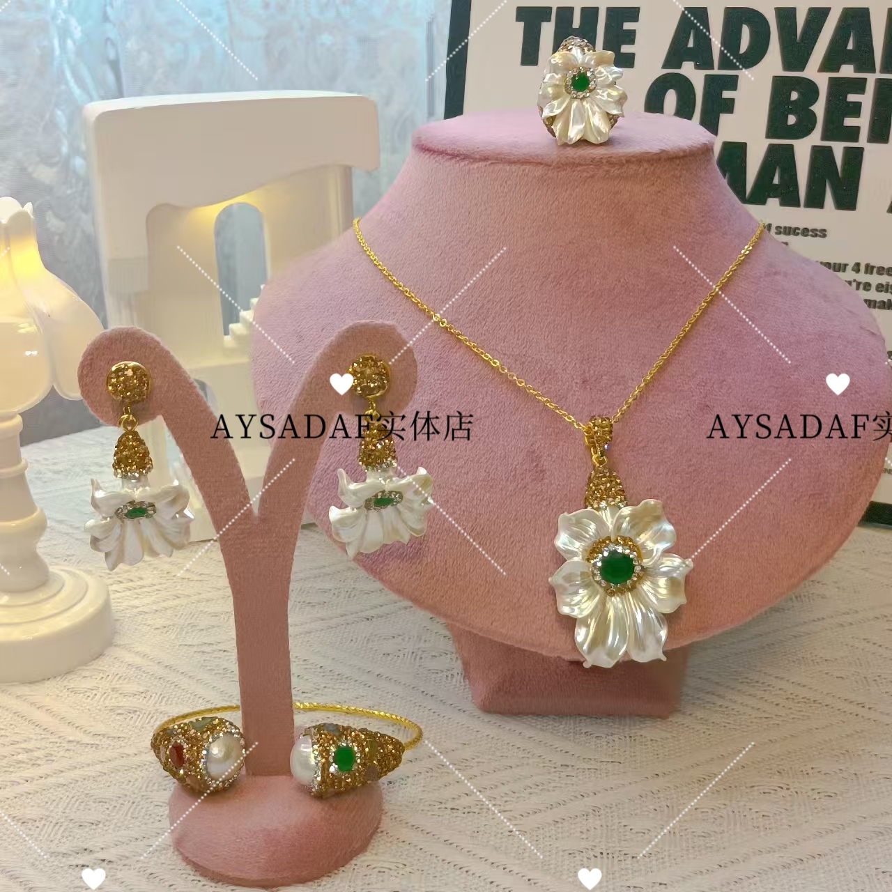 铜合金仿珍珠吊坠 法式素款优雅彩色精致贝珠سەدەپ مەرۋايىت饰品