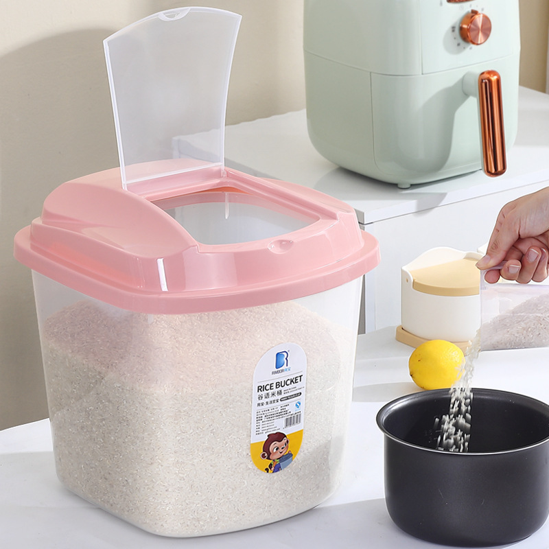 厨房家用透明储米箱装米桶斤防潮防虫斤箱子斤米缸斤