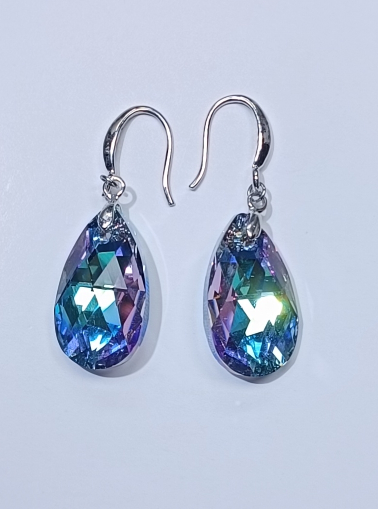 天然水晶 S925银耳钩