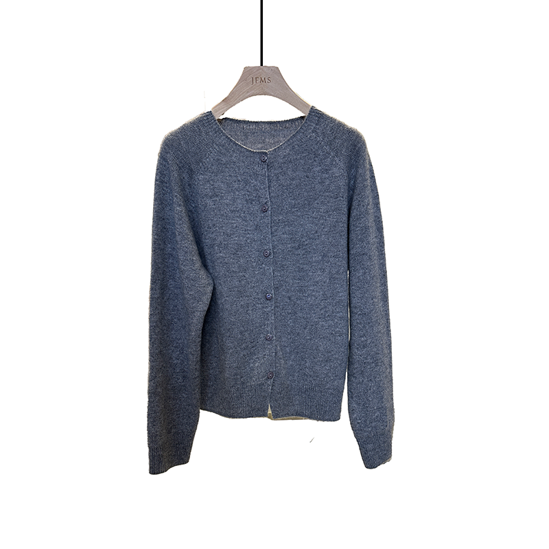 JFMS【直播同价】气质秋冬短款羊绒开衫时尚羊毛短上衣百搭M618外套