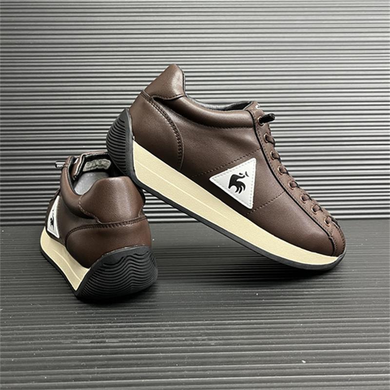 轻奢男鞋2023新款舒适时尚百搭增高减震潮流低帮一脚蹬运动休闲鞋