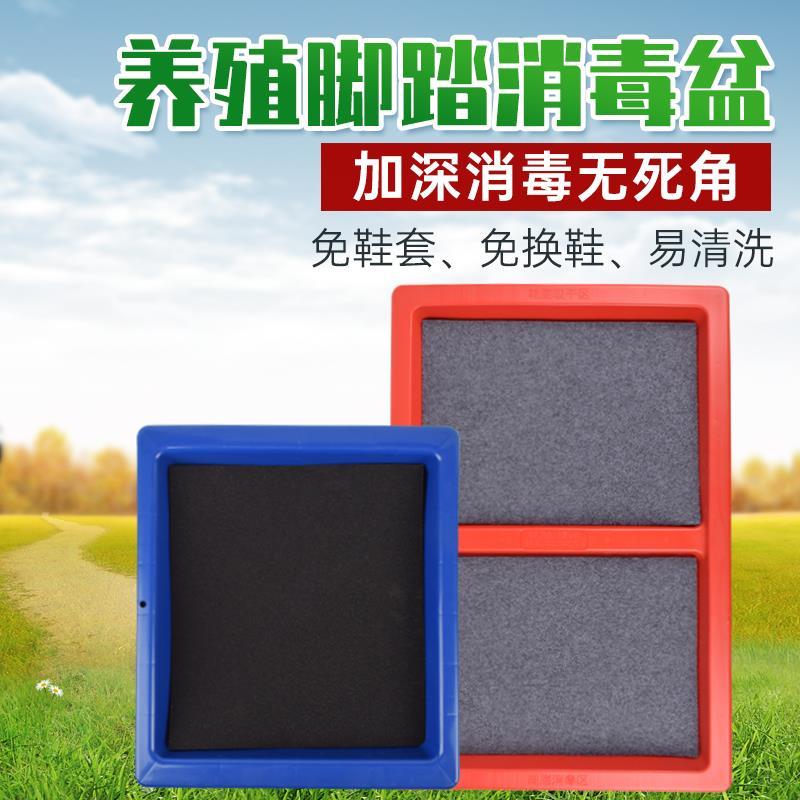 养殖场消毒脚踏盆猪场专用消毒盒鞋底消毒鞋盒槽免拖鞋消毒脚垫