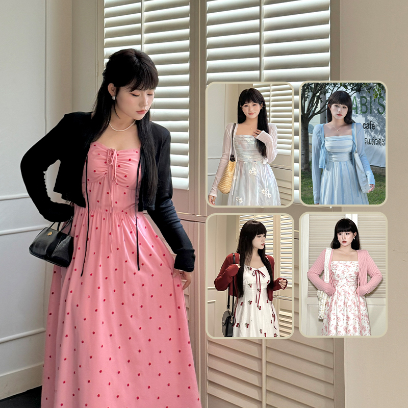 月半鱼 【多色开衫】春夏显瘦气质长袖复古日常百搭针织开衫