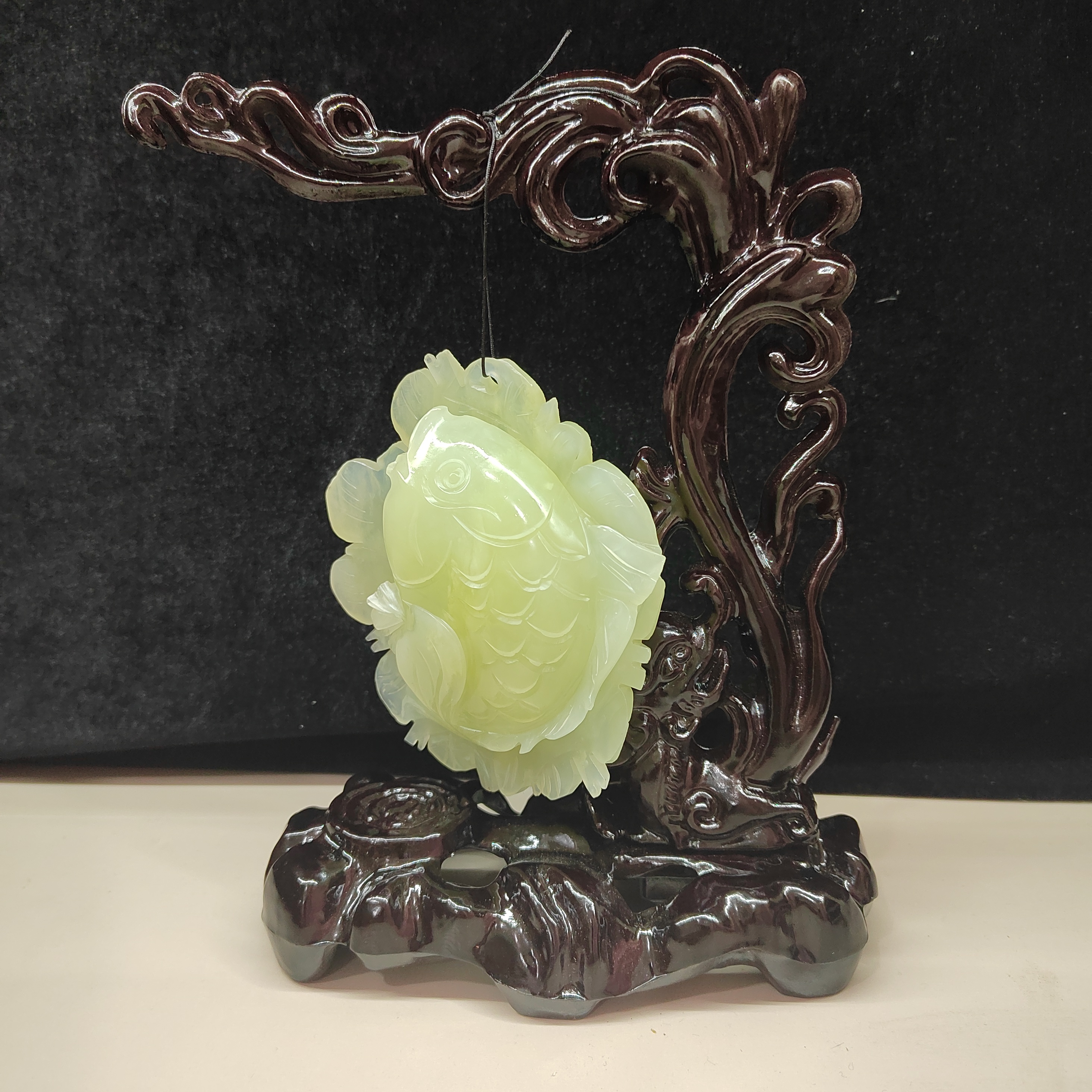 中国四大名玉，岫玉鱼跃龙门