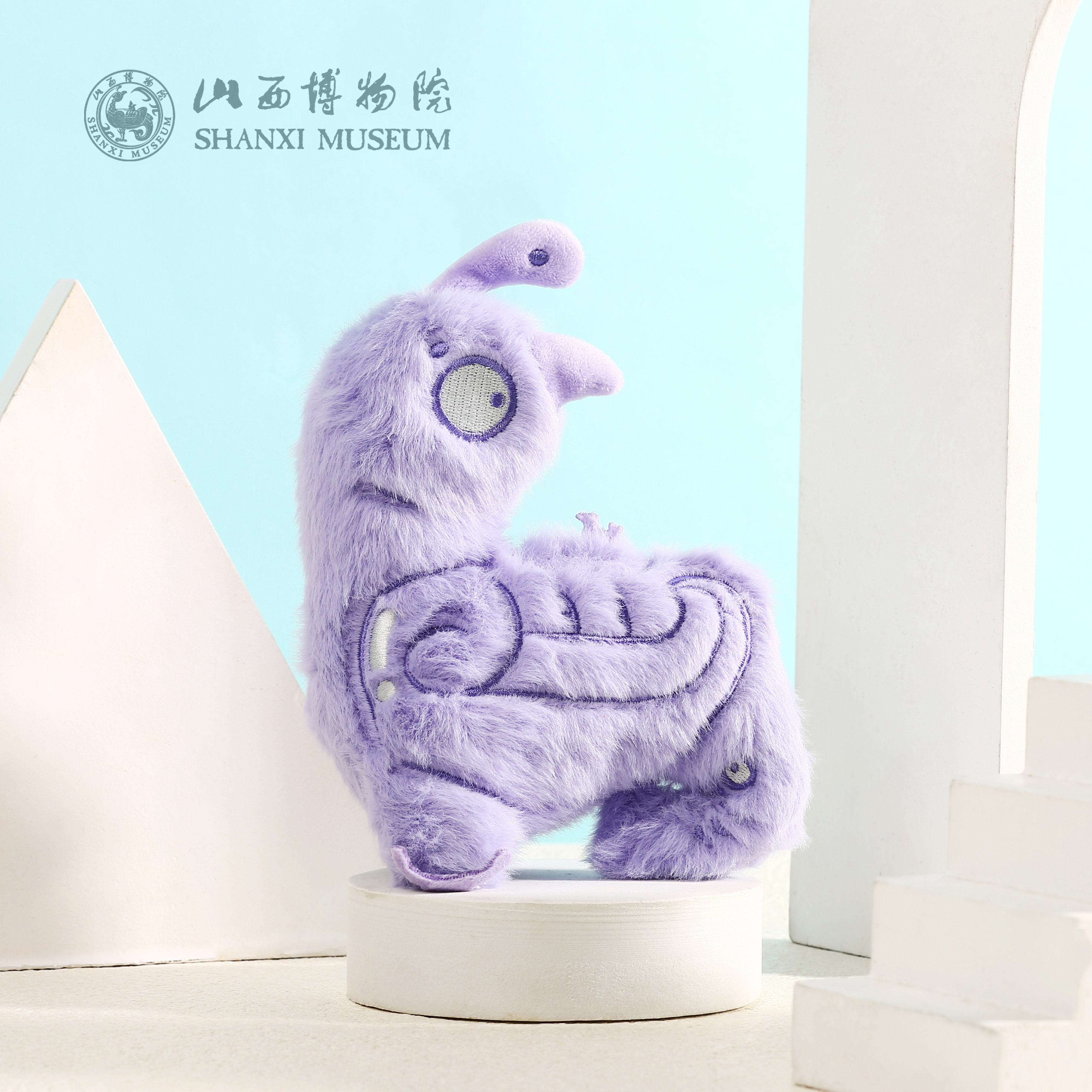 山西博物院文创鸟尊毛绒玩具可爱挂饰娃娃公仔礼物卡通玩偶设计