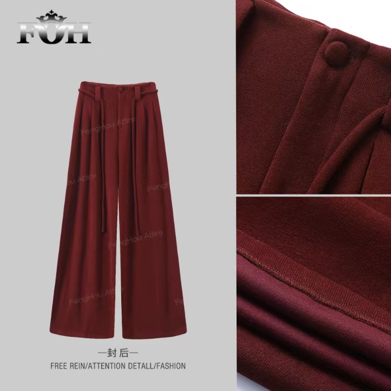 【封后轻奢设计】2024秋季新款设计感直筒百搭休闲裤8991939