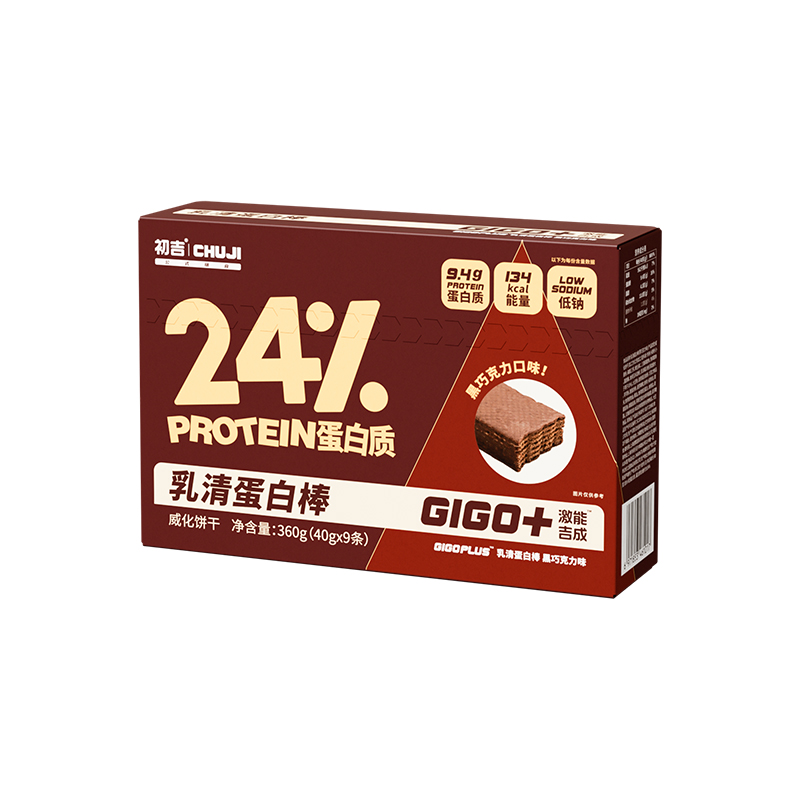 黑巧乳清蛋白棒一盒
