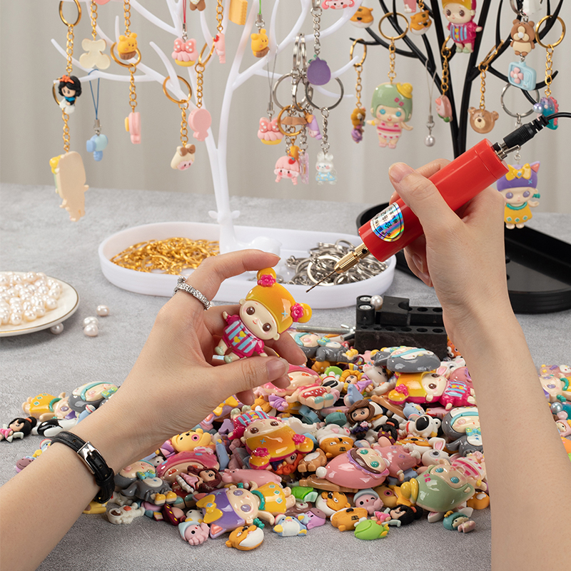 diy神器手工滴胶打孔便携迷你小电钻多功能打磨机家用充插电两用